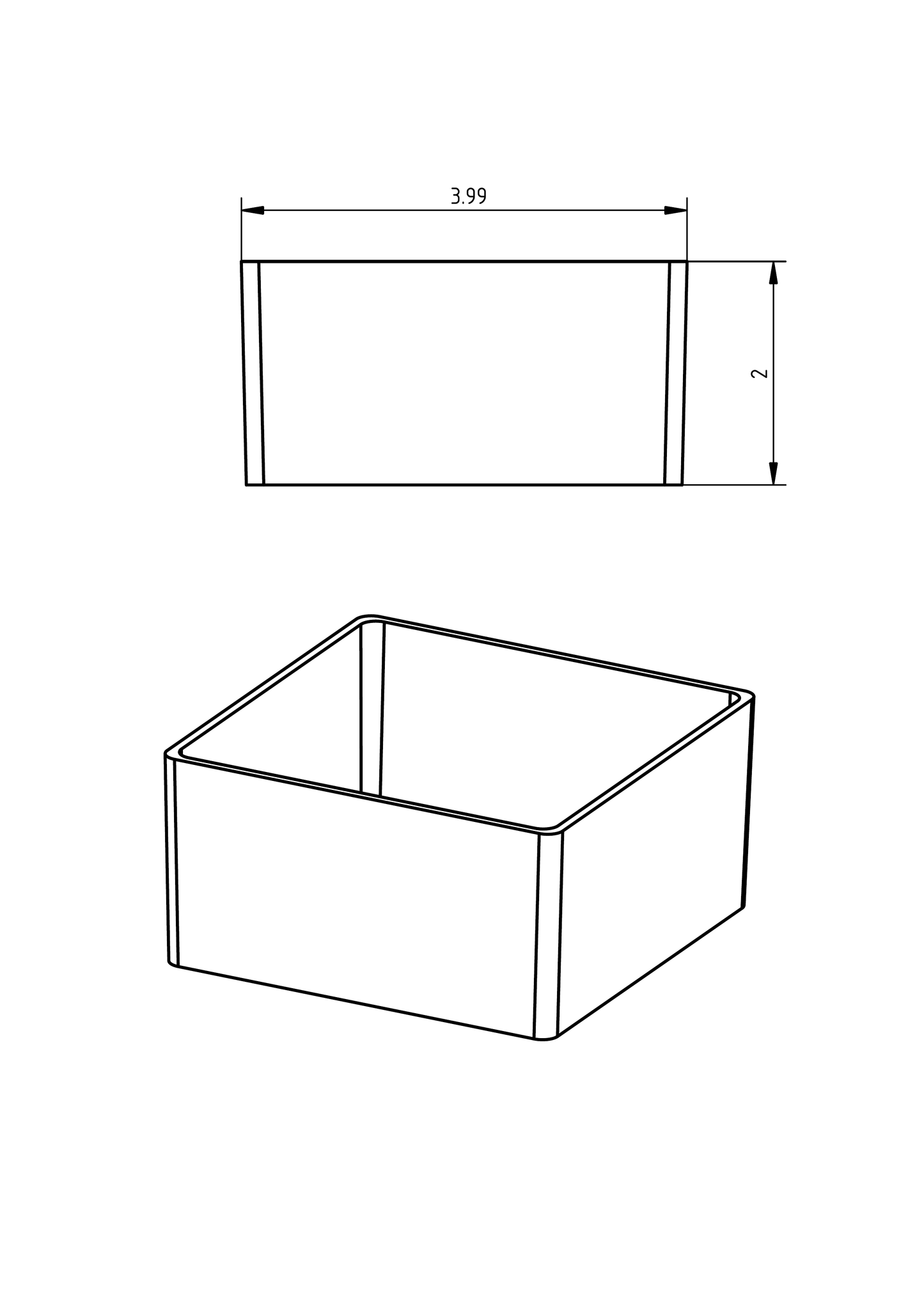 36 pcs- 4x4x2" Drawer Bins